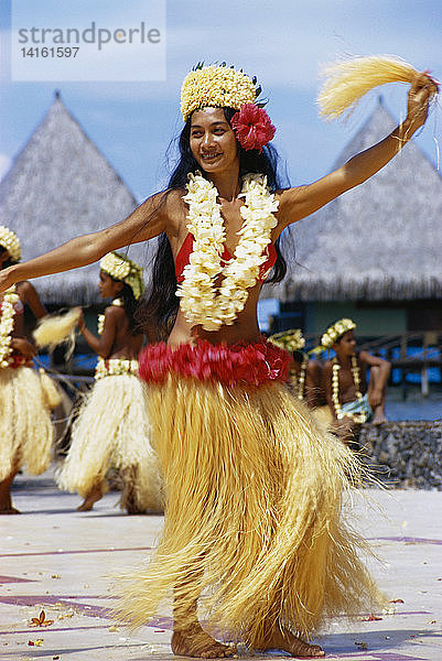 Tahitian Dancer,  Moorea,  Polynesia