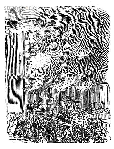 New York City Draft Riots,  1863