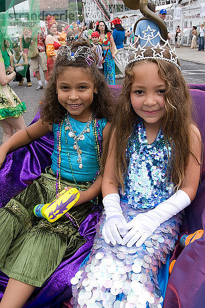 Young Mermaids at the Mermaid Parade