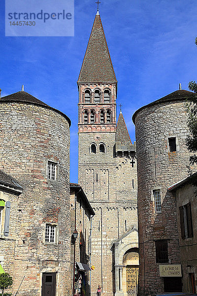 Frankreich,  Bourgogne Franche Comte,  Departement Saone et Loire (71),  Tournus,  Kirche Saint Philibert