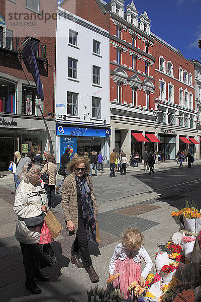 Irland,  Dublin,  Grafton Street,  Menschen,  Einkaufen