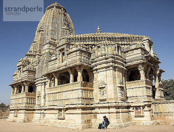 Meera Jain-Tempel,  Chittorgarh (Fort),  Chittor,  Rajasthan,  Indien,  Asien