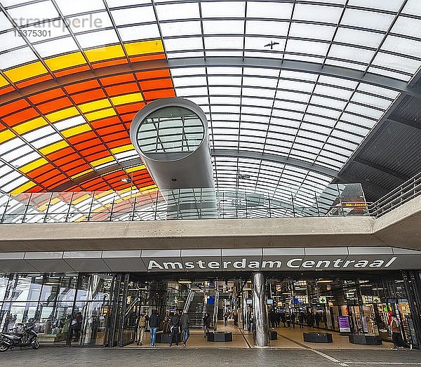Amsterdam Centraal,  Hauptbahnhof,  Amsterdam,  Nordholland,  Niederlande