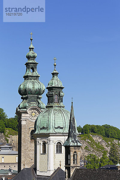 Österreich,  Salzburg,  Blick auf die Kirche St. Peter
